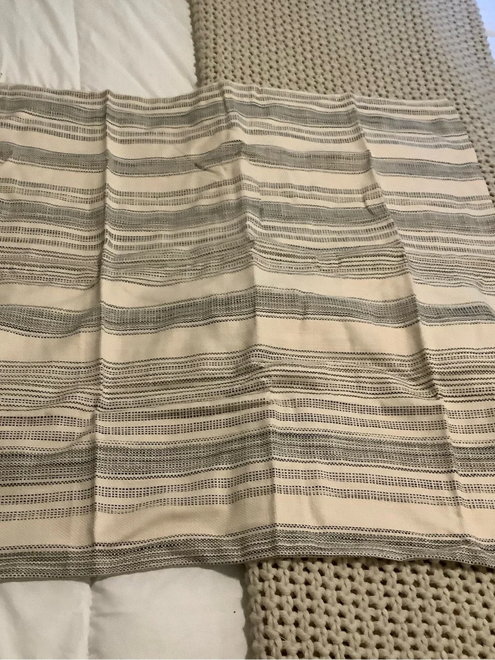 Bundle of 2 Pottery Barn Hawthorne Striped Euro Shams❤️❤️❤️❤️